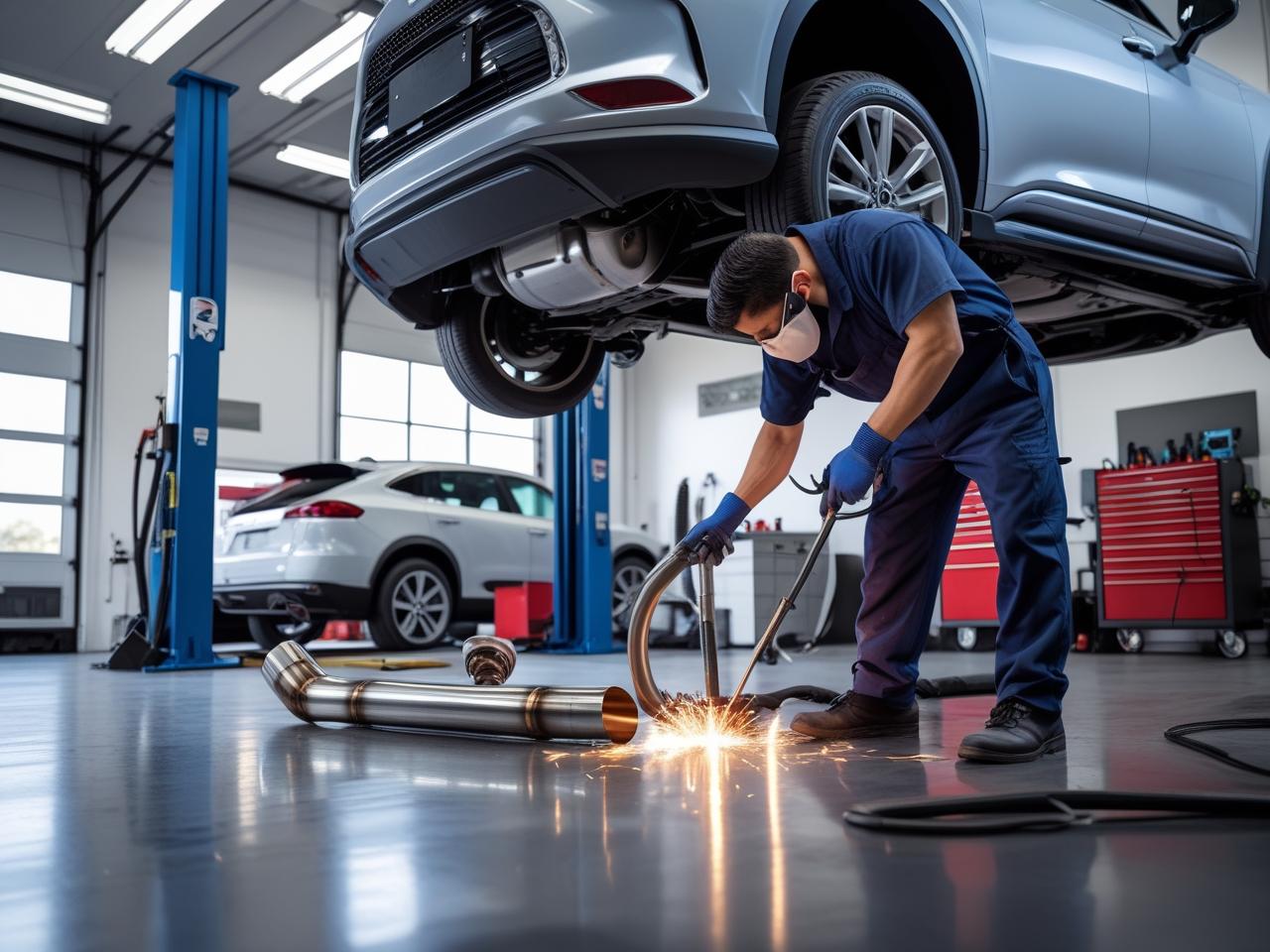 Professional auto workshop