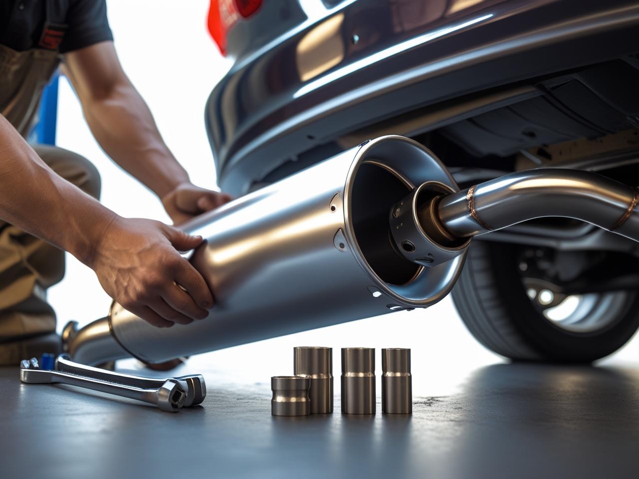 Muffler installation